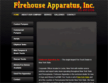 Tablet Screenshot of firehouseapparatus.com